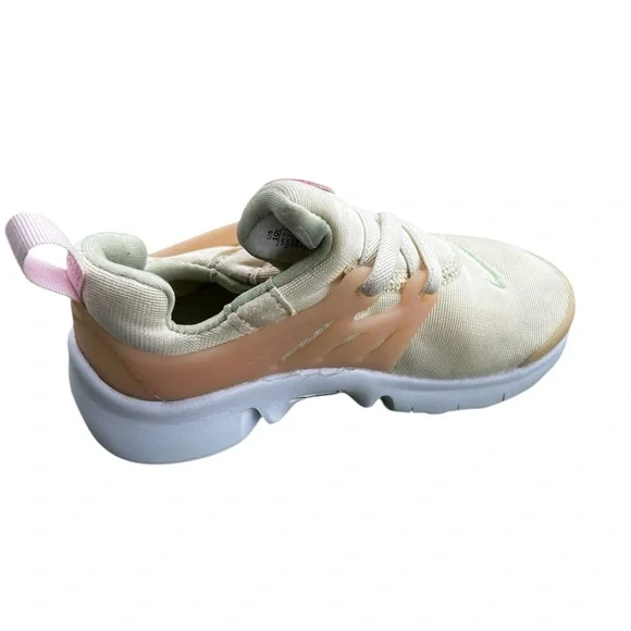 Nike Cream and Orange Sneakers Minimalist Low-Top Design Size10 C